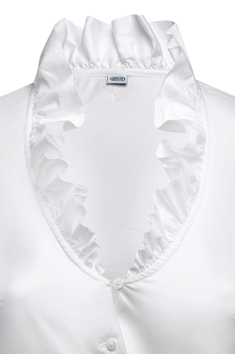 Dirndlbluse aus Baumwollsatin - Translation missing: de.products.product.media.image 3