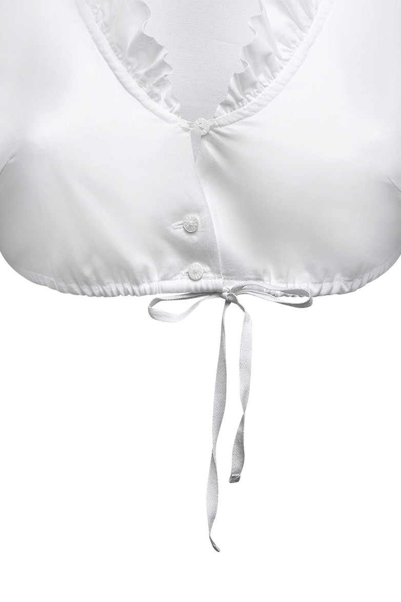 Dirndlbluse aus Baumwollsatin - Translation missing: de.products.product.media.image 4