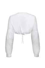 Dirndlbluse Edition aus Baumwollsatin - Miniatur 2