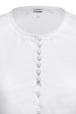 Dirndlbluse Edition aus Baumwollsatin - Miniatur 3