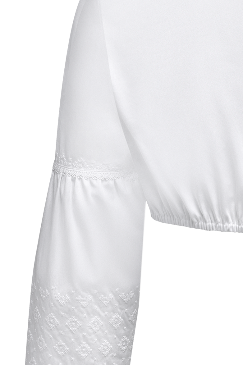 Dirndlbluse Edition aus Baumwollsatin - Bild 6