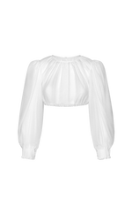 Faltenbesetzte Dirndlbluse - Miniatur 1