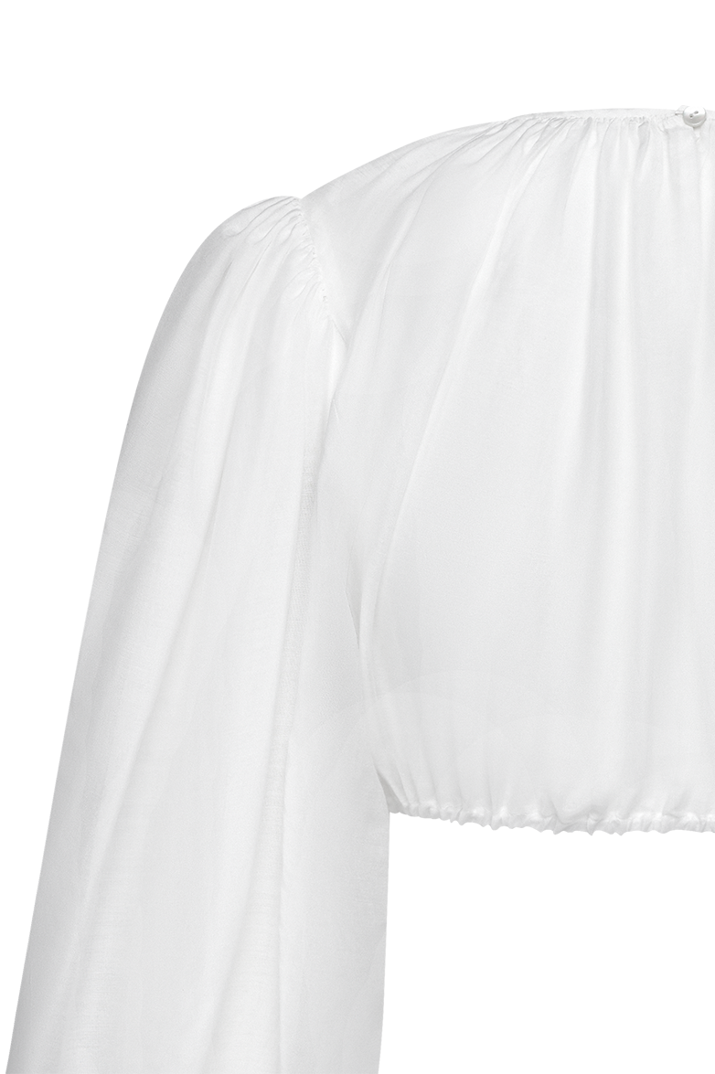 Faltenbesetzte Dirndlbluse - Translation missing: de.products.product.media.image 6