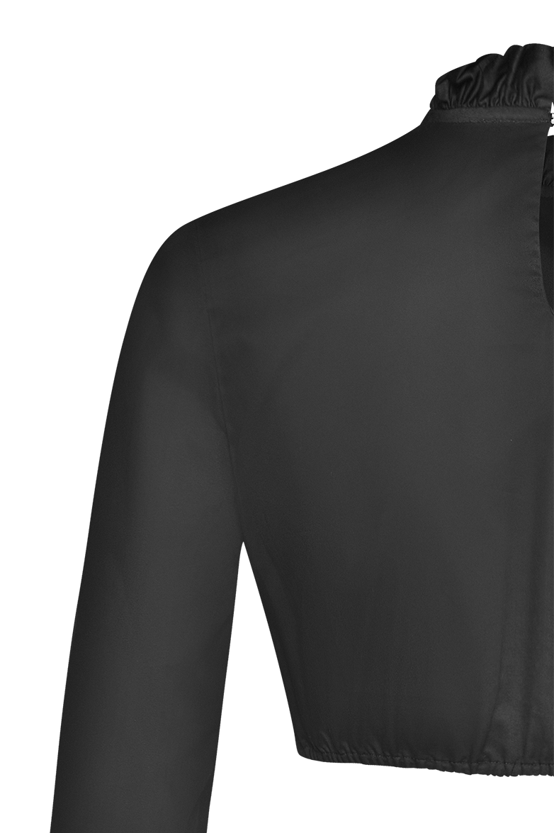 Dirndlbluse mit Rosen - Bild 7