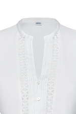 Dirndlbluse mit Spitzenbändern - Miniatur 3