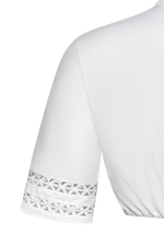 Dirndlbluse mit Spitzenbändern - Miniatur 6