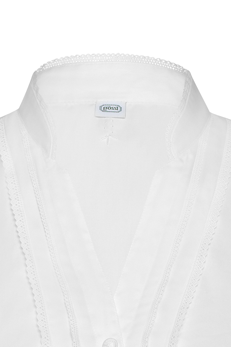 Dirndlbluse mit Spitze - Bild 3