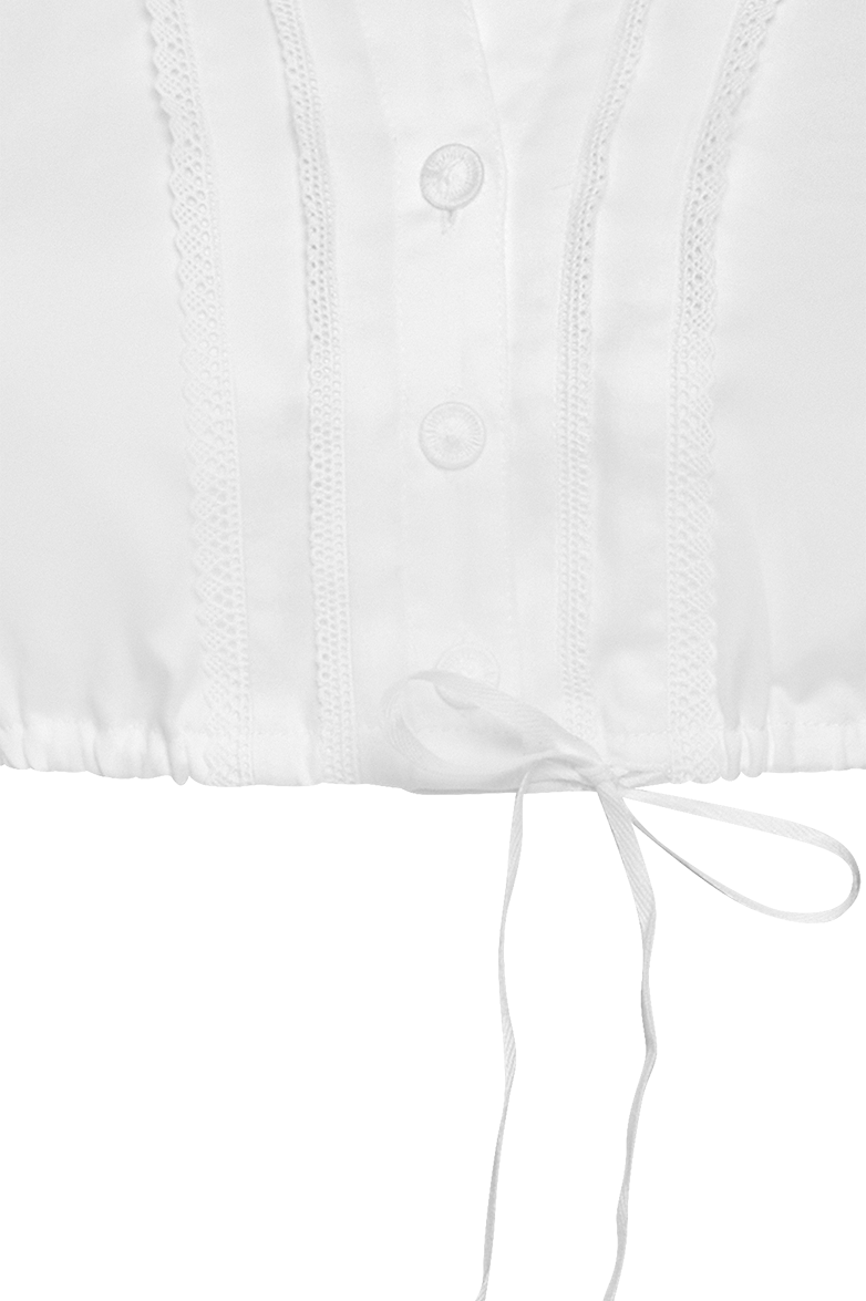 Dirndlbluse mit Spitze - Bild 4