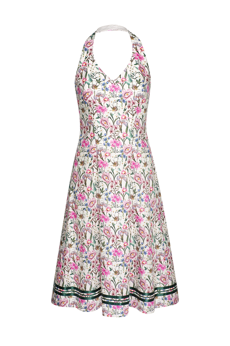 Neckholderkleid aus Baumwolle - Bild 1