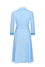 Hemdblusenkleid mit Modelstickerei - Miniatur 2
