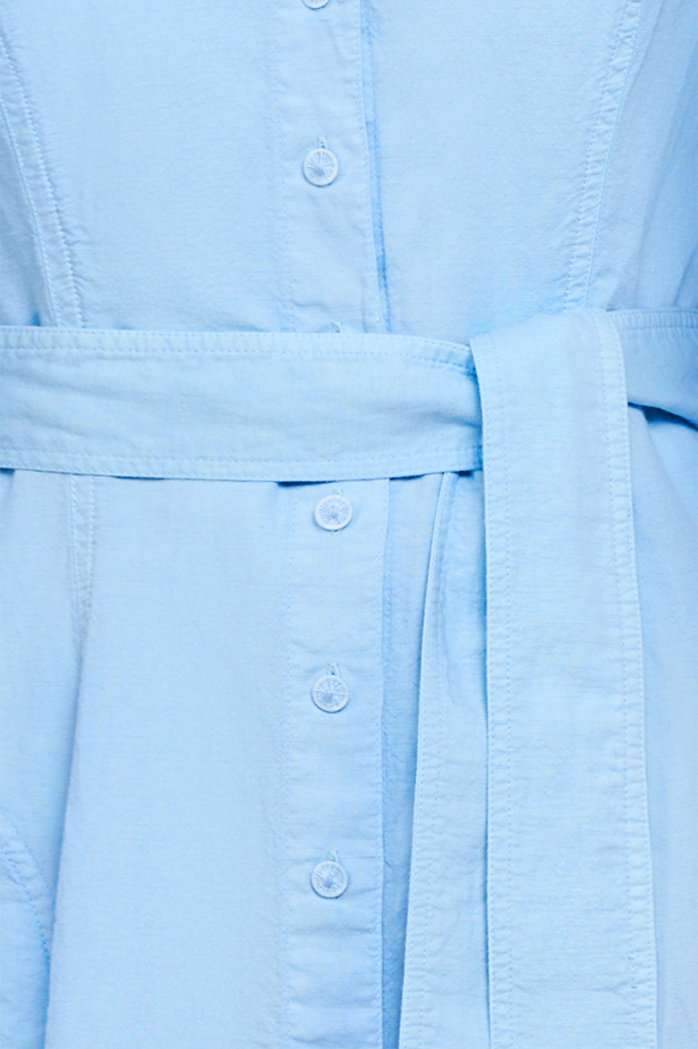 Shirt dress with model-pattern embroidery - Image 5
