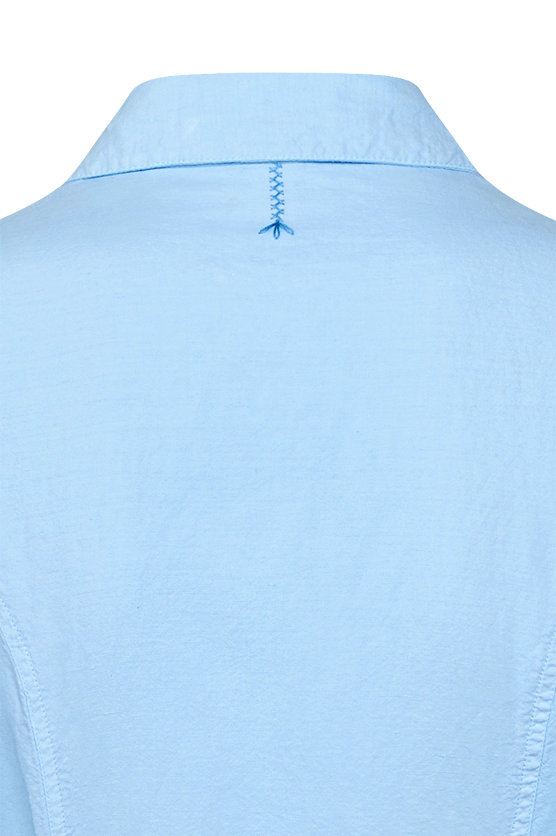 Shirt dress with model-pattern embroidery - Image 6
