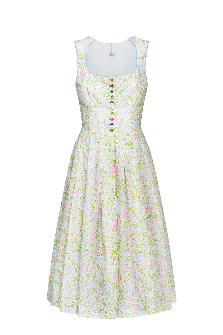 Millefleurskleid mit Modelmuster - Bild 1
