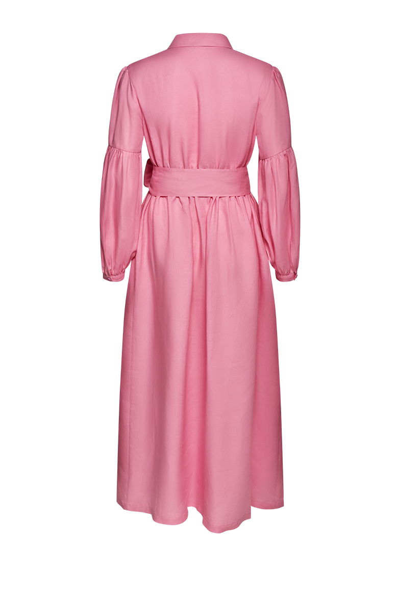 Leinenkleid mit Biesenfalten - Bild 2