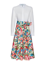Florales Blusenkleid - Miniatur 1