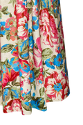 Blouse dress with floral linen skirt - thumbnail 5