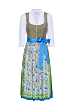 Jägerleinendirndl Midi - Miniatur 3