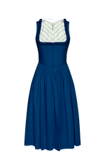 Henndorfer ruffle Dirndl - blue 53 / 44