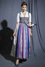 Seidendirndl lang - Miniatur 8