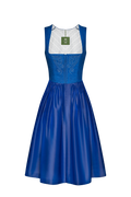 Blaudruck Dirndl mit Nieten besetzt - Miniatur 1