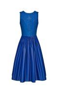 Blaudruck Dirndl mit Nieten besetzt - Miniatur 2