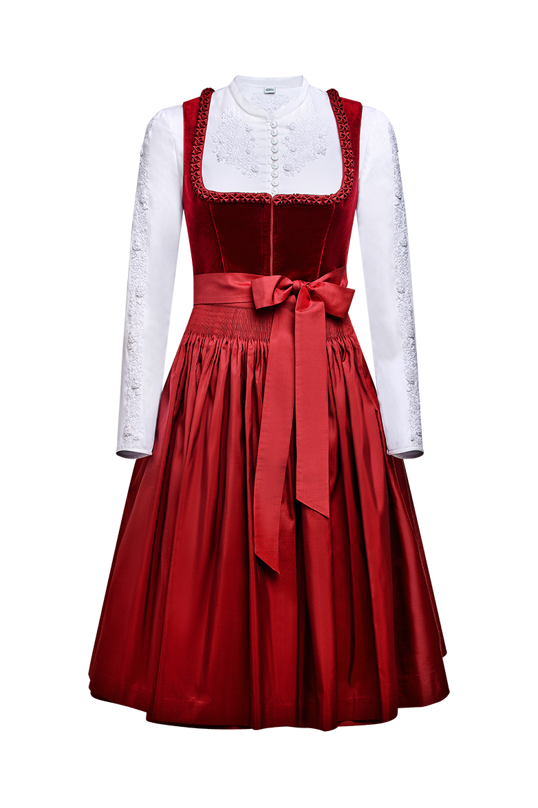Dirndl aus Samt - Bild 4