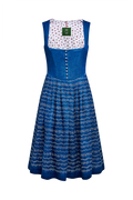 Dirndl aus Blaudruckleinen - Miniatur 1