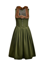 Jagd-Dirndl mit Rotfuchs - Miniatur 1
