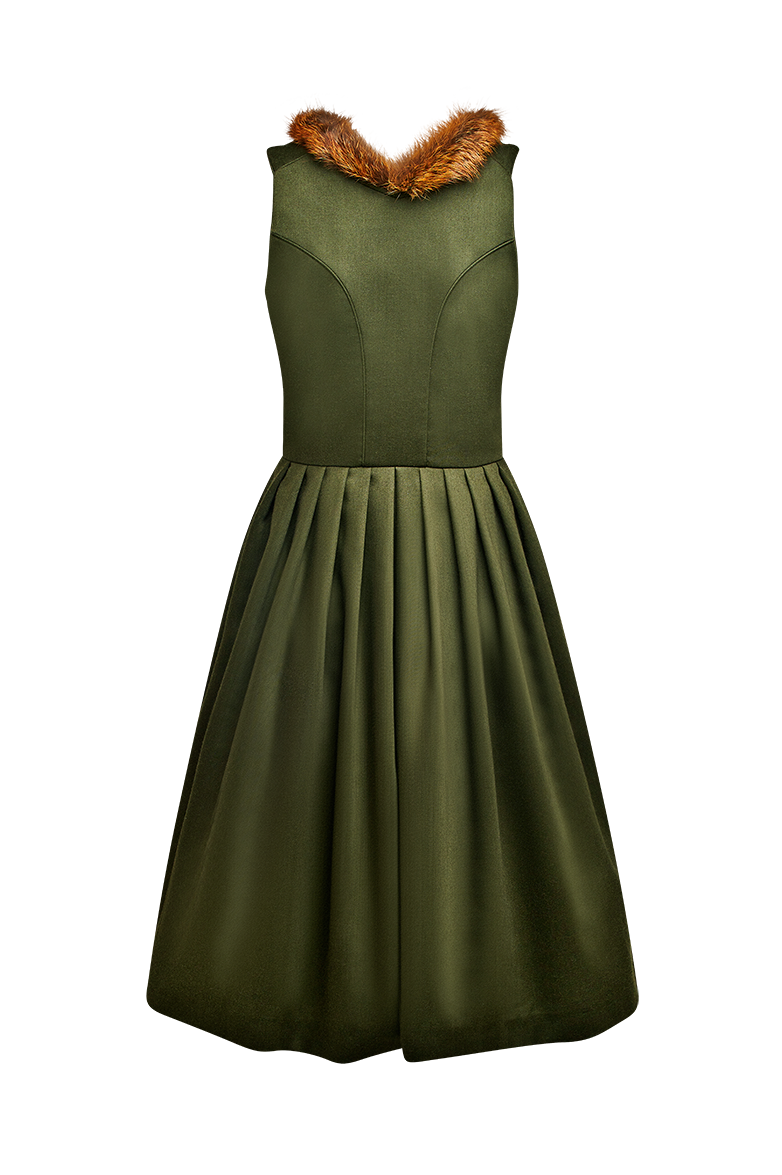 Jagd-Dirndl mit Rotfuchsband - Bild 2