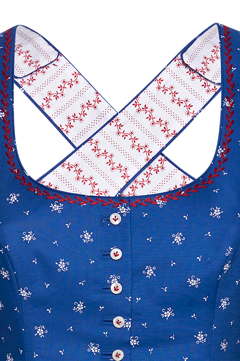 Blaudruck-Mieder - Translation missing: de.products.product.media.image 3