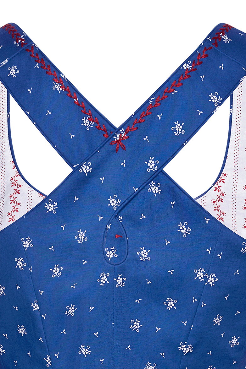 Blaudruck-Mieder - Translation missing: de.products.product.media.image 5