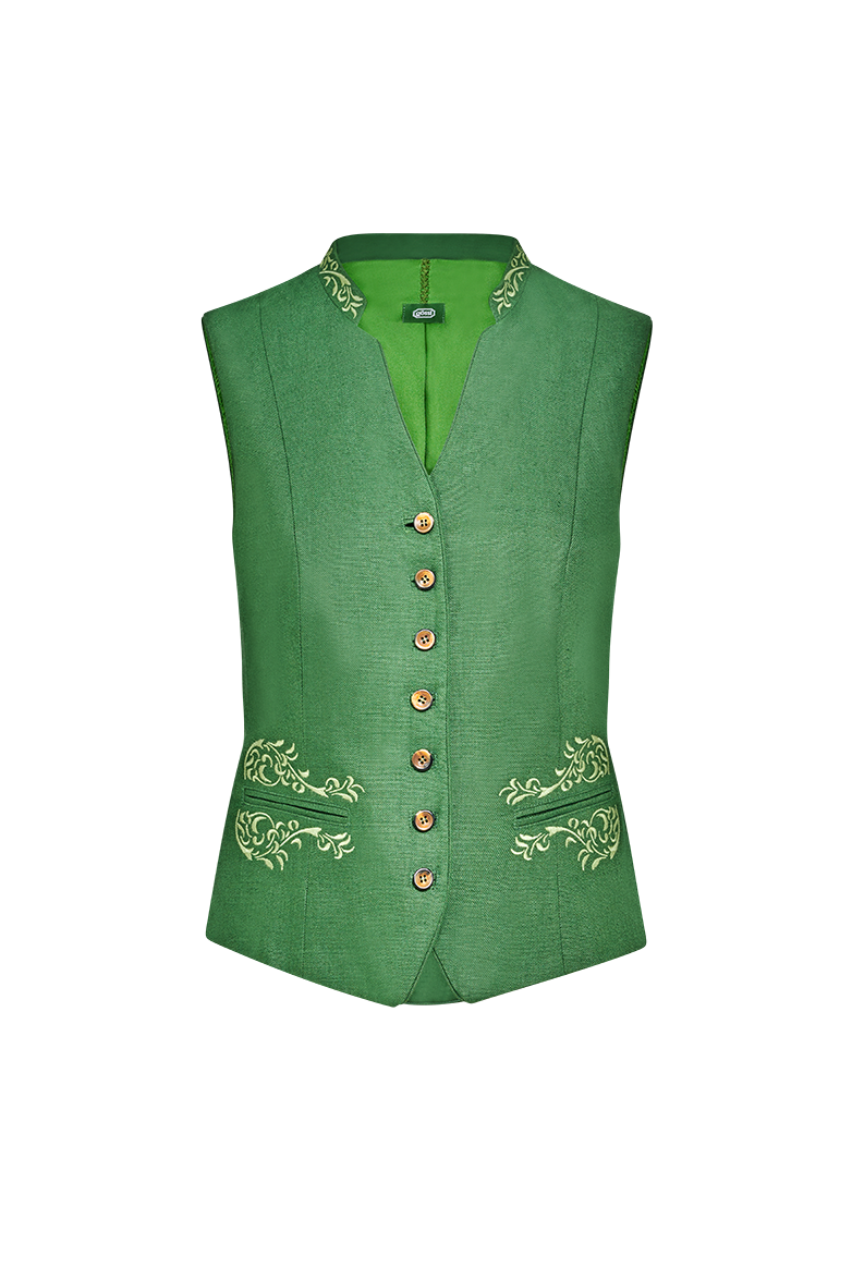 Gilet mit Kragenstickerei - Bild 1