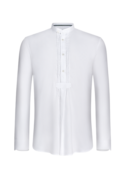 Pfoad aus Baumwolle mit Stehkragen