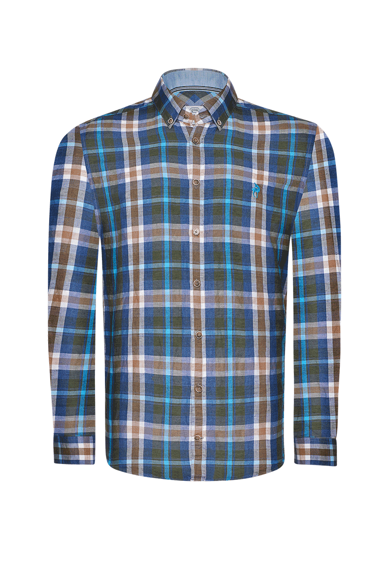 Kariert und zugeknöpft - Translation missing: de.products.product.media.image 1