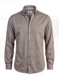 Button-down herringbone shirt - thumbnail 5