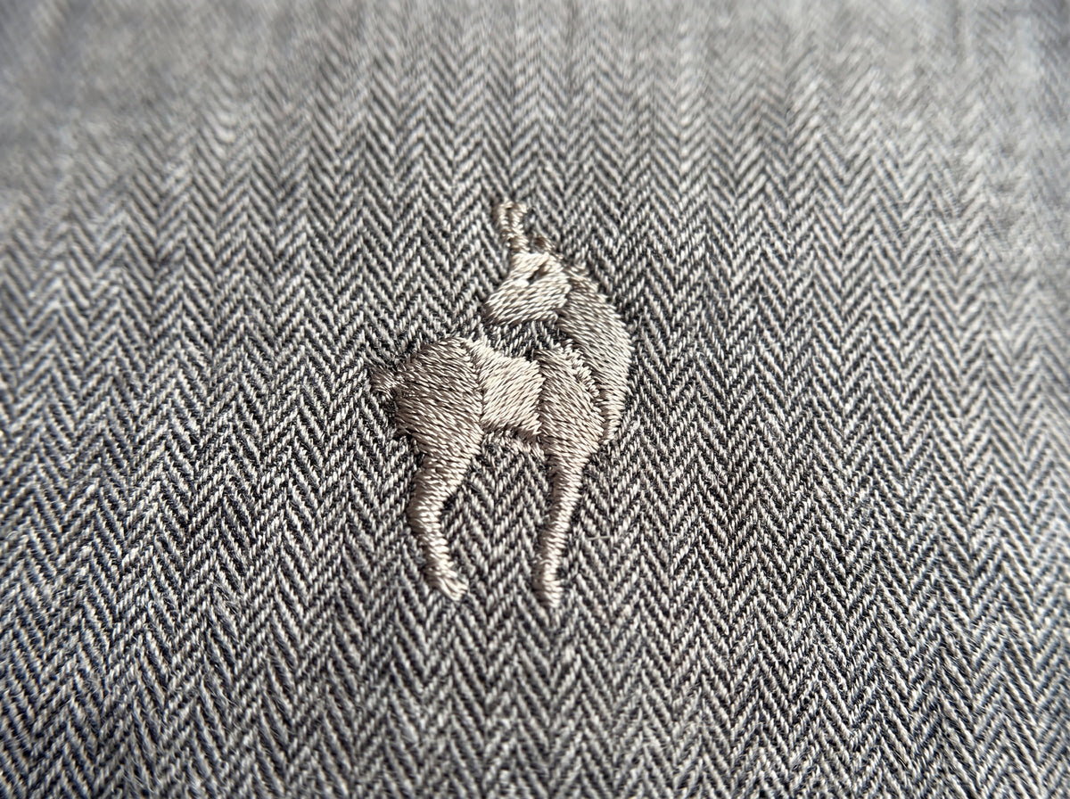 Button-down herringbone shirt - Image 6