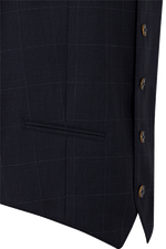 Wollgilet kariert - Miniatur 5