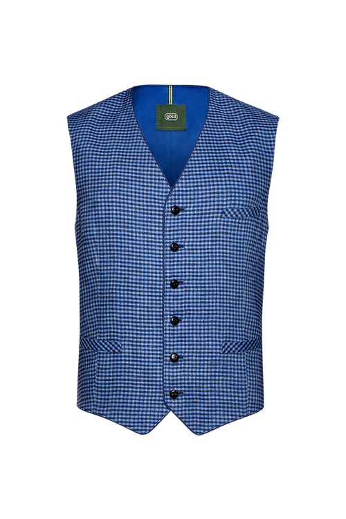 Leinengilet kariert