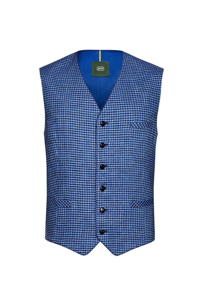 A waistcoat in linen - Image 1