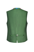 Handdruck-Gilet aus reiner Seide - Miniatur 2