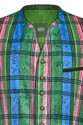 Handdruck-Gilet aus reiner Seide - Miniatur 3