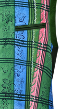 Handdruck-Gilet aus reiner Seide - Miniatur 5