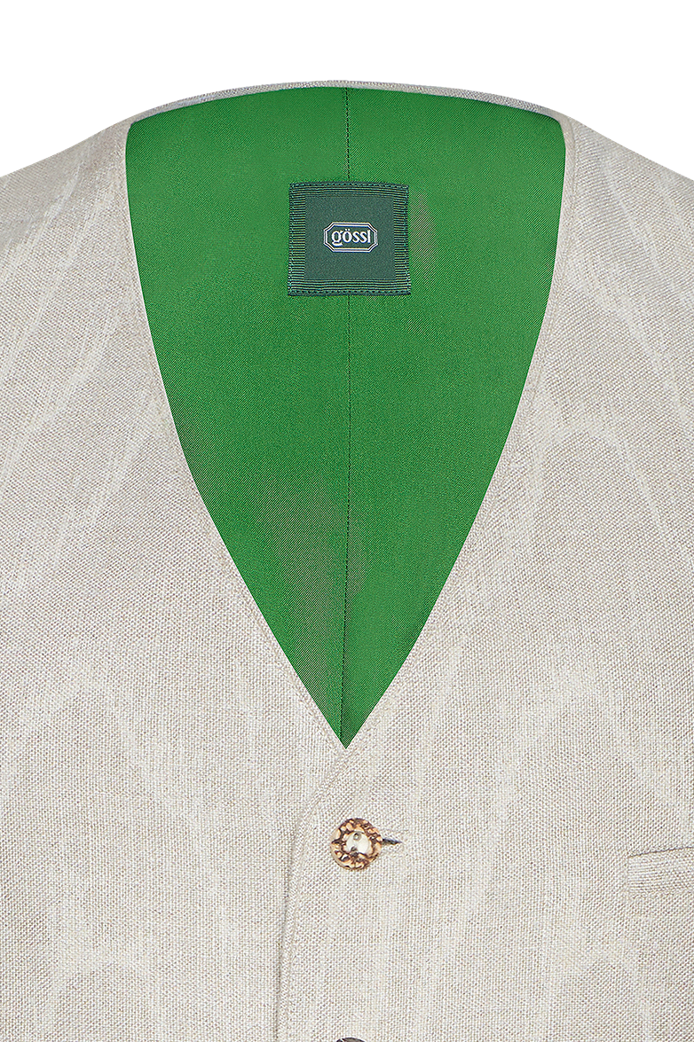Gilet aus Leinen - Bild 3