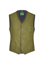 Vorpatiniertes Gilet aus Baumwolle/Leinen - Miniatur 1