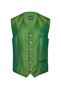 Gilet aus Seidenjacquard - Miniatur 1