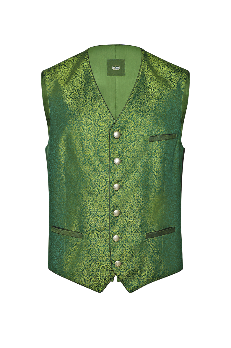 Gilet aus Seidenjacquard - Bild 1