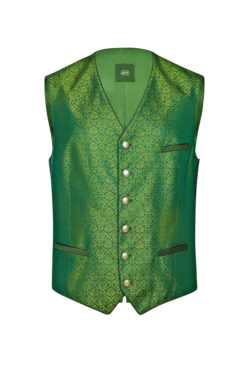 Gilet aus Seidenjacquard