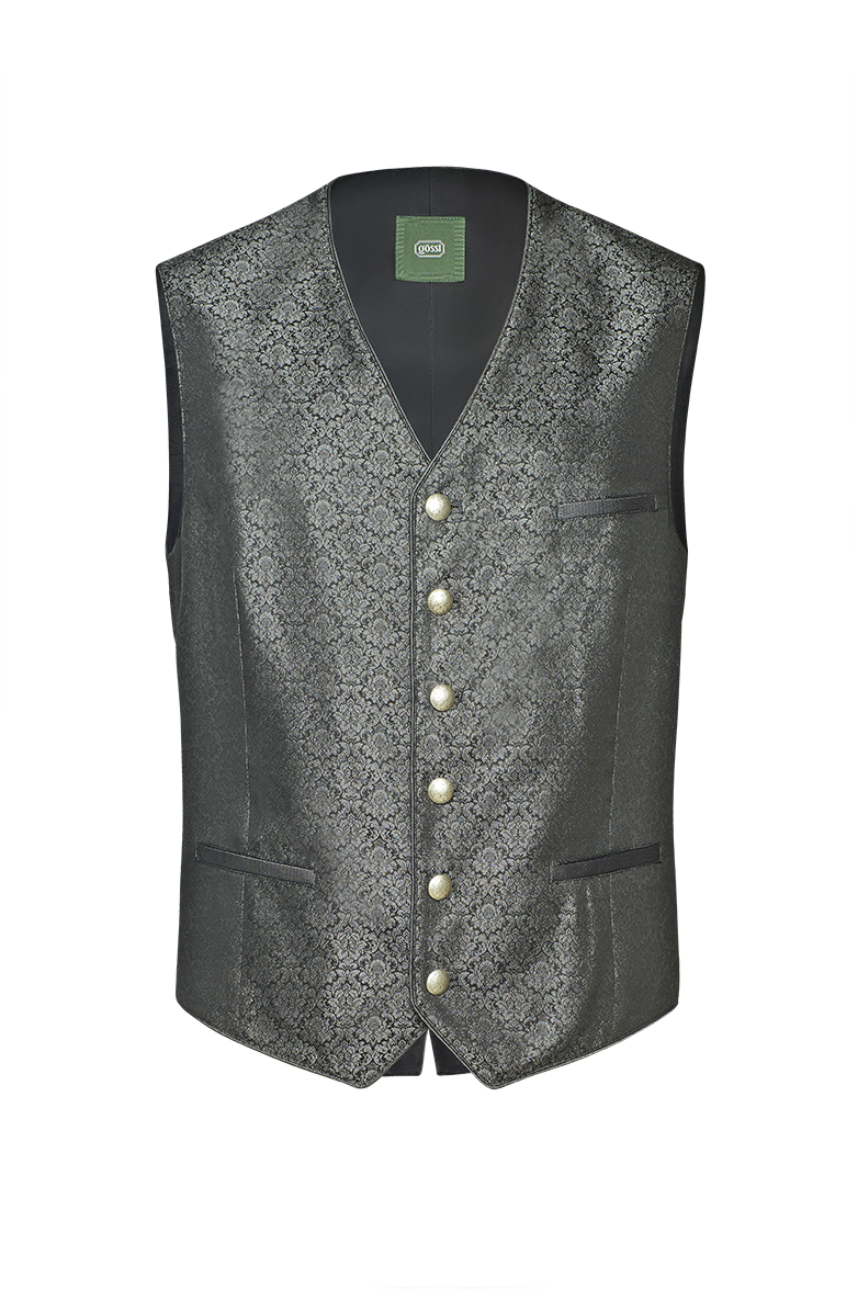 Gilet aus Seidenjacquard - Bild 8