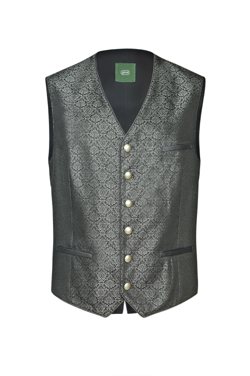 Gilet aus Seidenjacquard