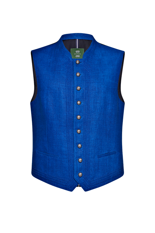 Blaudruck-Gilet